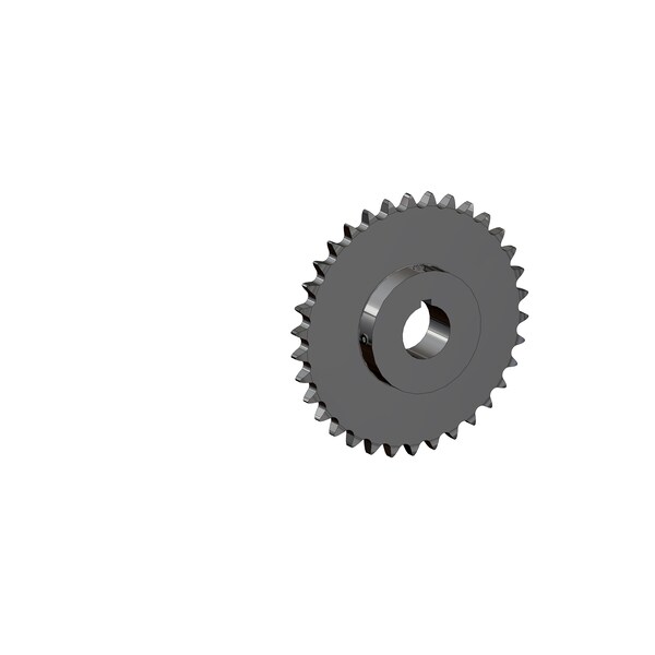 Senqcia Maxco H60B34F 1-3/4 Inch Bore Keyway & 2 Set Screws Fb Hardened Tooth H60B34F1-3/4